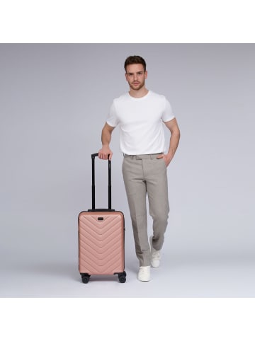 Redolz Essentials 07 CABIN 4 Rollen Kabinentrolley 55 cm in rose 2