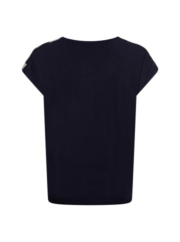 More & More T-Shirt in marine weiß