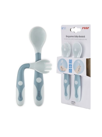 Reer Biegsames Lernbesteck,blau in Blau ab 6 Jahre