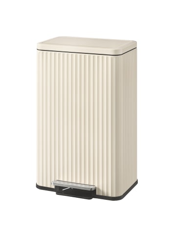 SONGMICS Abfalleimer Patia in Creme - (B)33.6 x (H)62.5 x (T)40.3 cm - 50 L