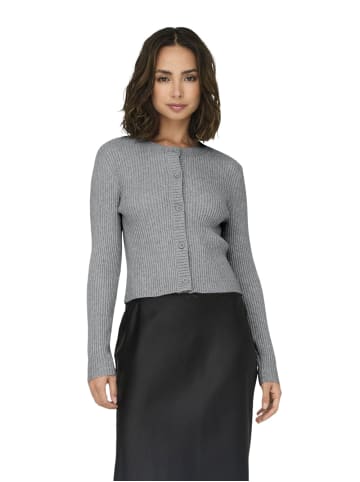 ONLY Strickjacke ONLKATIA LIFE LS BUTTON in Grau