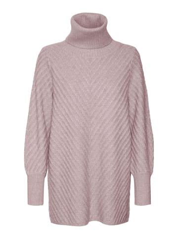 Vero Moda Strickpullover in Woodrose