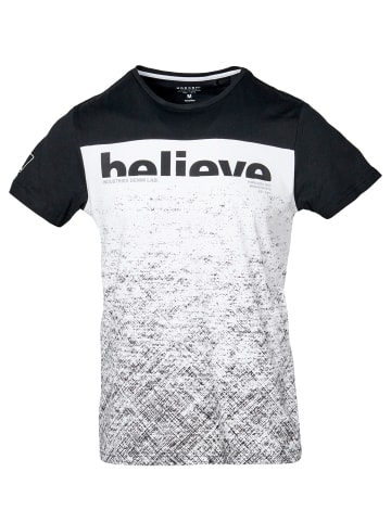 KOROSHI Kurzarm T-Shirt in weiß