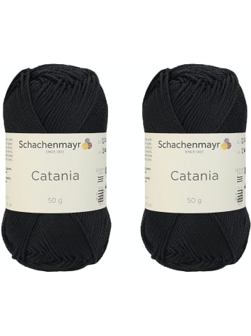 Schachenmayr since 1822 Handstrickgarne Catania, 2x50g in Schwarz