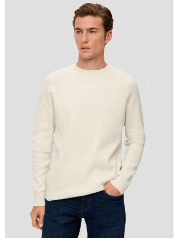 s.Oliver Strickpullover langarm in Creme