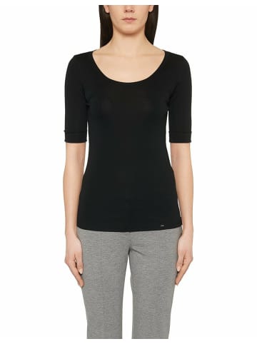 MARC CAIN Rundhals T-Shirt für Damen in schwarz