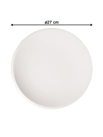 Villeroy & Boch 4er Set Teller-Set NewMoon weiß in weiß