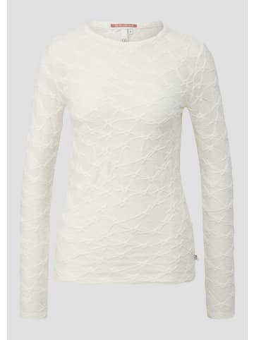 QS T-Shirt in 0200_creme