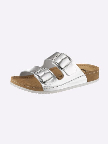 MUBB Pantolette in silberfarben