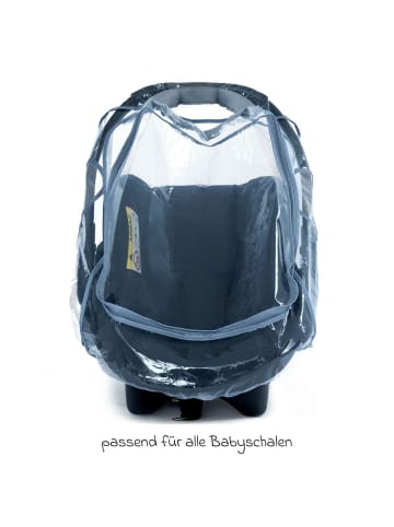 Zamboo Universal Regenschutz für Babyschale in grau