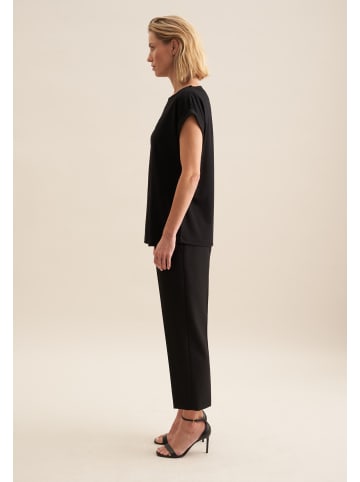 Seidensticker T-Shirt Regular in Schwarz