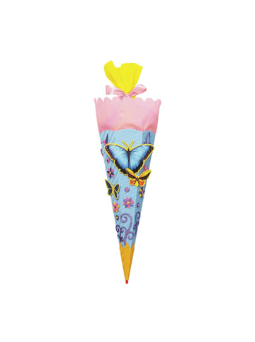 ROTH Bastelset Schultüte groß 68 cm Butterfly