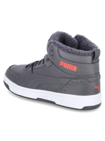 Puma High Sneaker REBOUND JOY FUR JR in Grau