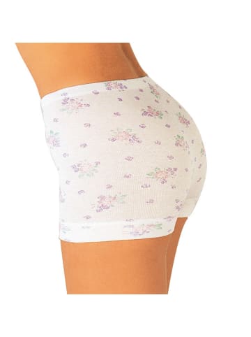 Con-ta Baumwolle, Feinripp Schlüpfer 4er-Pack in weiß