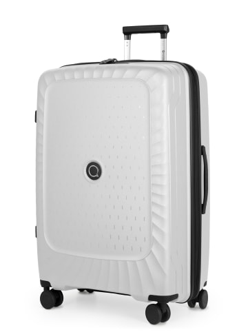 Hauptstadtkoffer Kotti - Großer Koffer Trolley recycling PP nachhaltig TSA in Weiß
