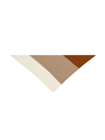 Faera Schal Colorblock modern warm in Braun