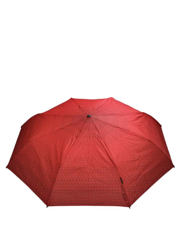 Knirps T.200 M Duomatic - Taschenschirm Regenschirm Ecorepel (Farbe: focus red) in rot