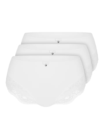 Sassa 3er Pack Panty in white