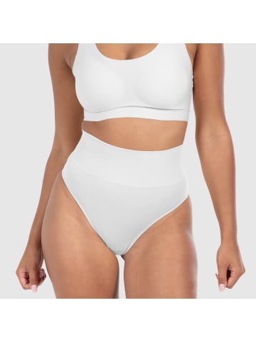 SMILODOX Mid Waist String Nysa in Weiß