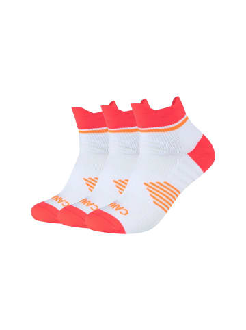 camano Sport-Kurzsocke performance training light 3er Pack function in fiery coral