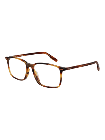 Ermenegildo Zegna Unisex Optische Fassungen Rechtwinklig Braun
