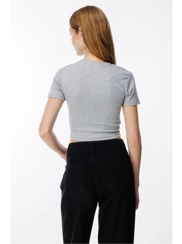 Alexa Dash Blouse in Grau