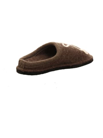 HAFLINGER Hausschuh in braun