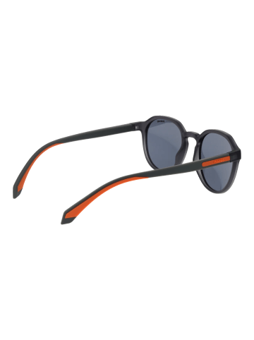 Polaroid Männer Sonnenbrille Panto Grau