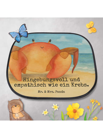 Mr. & Mrs. Panda Sonnenblende Sternzeichen Krebs Design mit Spruch in Weiß
