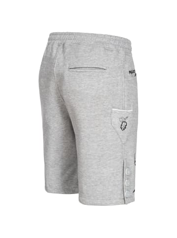 PAULGOS Jogginghose Design Trachten Lederhose Bermuda Shorts Kurz JOK4 in Hellgrau