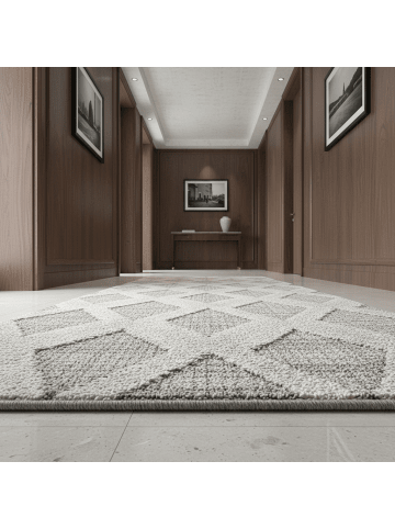 KADIMA DESIGN Teppich 3D Waschbar Boho EISACK Strapazierfähig OEKO-TEX Wohnzimmer