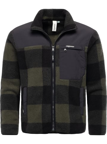 ragwear Plüschjacke Cherior in Dark Green