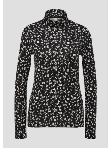 QS T-Shirt in 99A6_schwarz