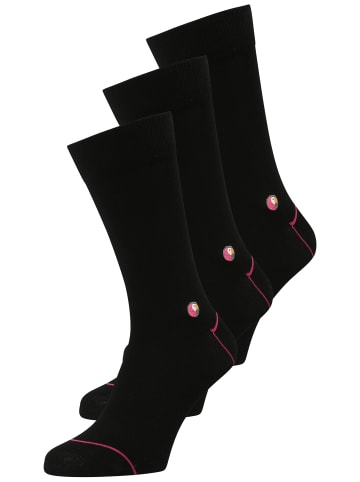 Sokid Socken Set 4 3er Pack in Schwarz