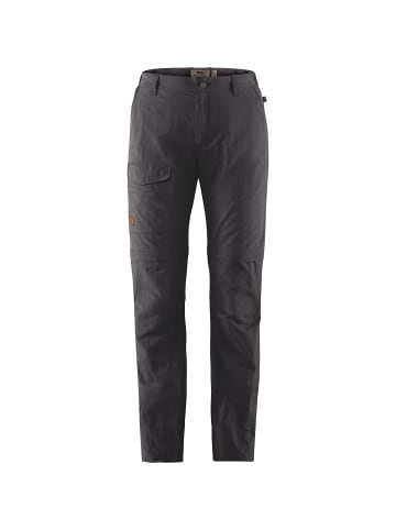 FJÄLLRÄVEN Outdoorhose Travellers MT Zip-off Trs W in Dunkelgrau