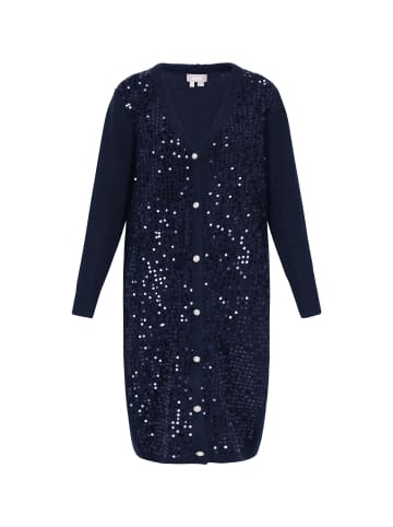Usha Women Cardigan in navy