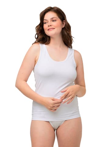 Ulla Popken Unterhemd in schneeweiß