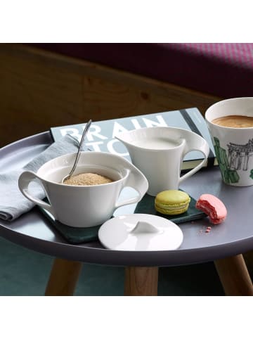 Villeroy & Boch Zuckerdose NewWave 260 ml weiß in weiß