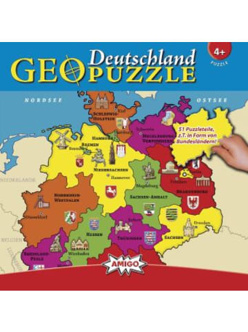 Amigo Spiel - GeoPuzzle - Deutschland