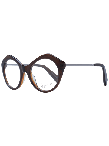 Yohji Yamamoto Unisex Optische Fassungen Rund Braun
