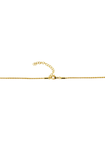 Adeliás Damen Halskette aus Edelstahl 70 cm in gold