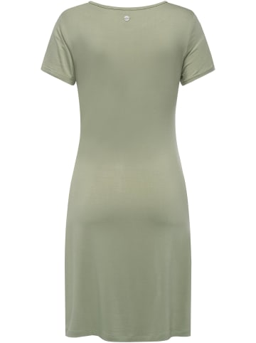 ragwear Shirtkleid Knotta in Dusty Green
