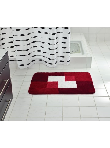 RIDDER Badezimmerteppich Coins rot