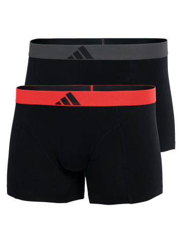 adidas 2er Pack Trunks Active Flex Cotton-Body in Schwarz