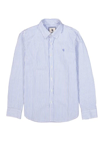Garcia Langarmhemd gestreift in stripe blue