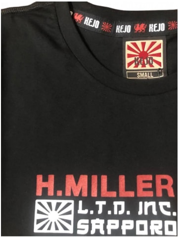 KEJO T-Shirt 494DC1ZAGLYDC Schwarz