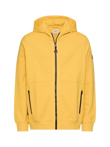 Camel Active Sweatjacke mit Taschen in Sonnengelb