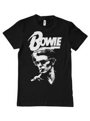 David Bowie T-Shirt "Smoking Portrait T-Shirt" in Schwarz