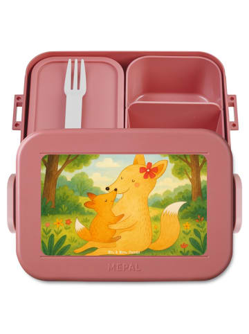 Mr. & Mrs. Panda MEPAL Bentobox Fuchs Mama Design ohne Spruch in Rot Pastell