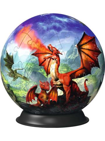 Ravensburger Konstruktionsspiel Puzzle 72 Teile 3D Puzzle-Ball Mystische Drachen 6-99 Jahre in bunt